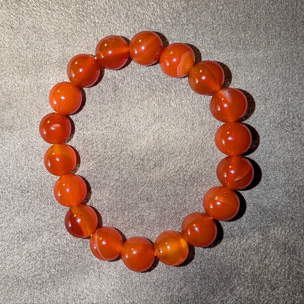 Carnelian 10mm Bracelet